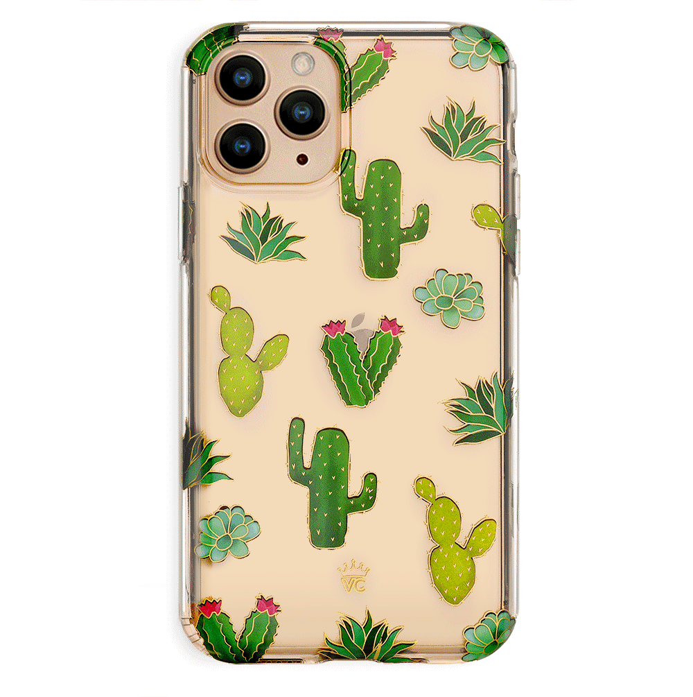 Cactus iPhone Case - Durable Protective Cover for iPhone 12/13/14/15 - Cute Succulent Design - Perfect for Outdoor, Travel & Everyday Use