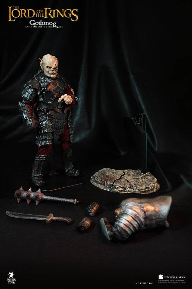 Asmus Toys 1/6 Scale LOTR002 Gothmog Action Figure - Lord of the Rings Middle Earth Villain Collectible for Display & Fantasy Fans