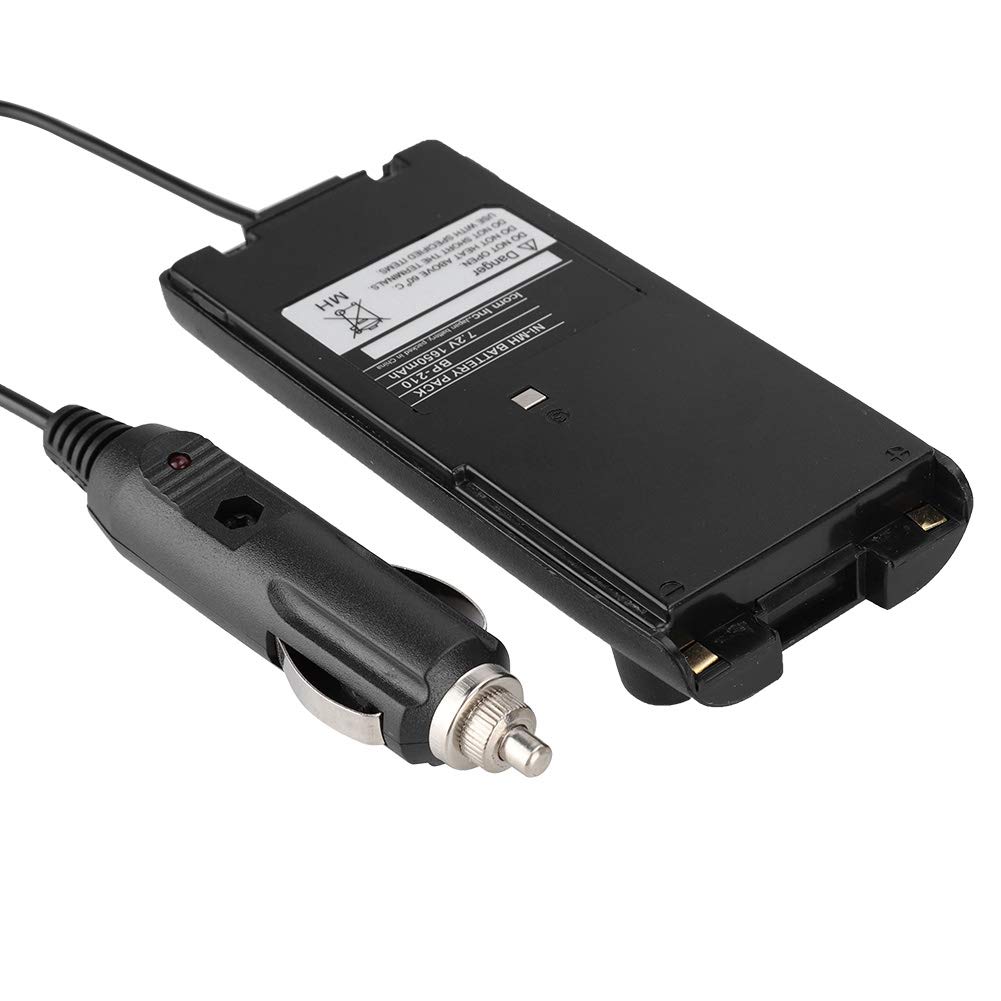12V Car Radio Battery Adapter for ICOM IC-V8 IC-V82 IC-A6 IC-A24 IC-F3GT - Universal Power Supply for Mobile Ham Radios & Emergency Communication