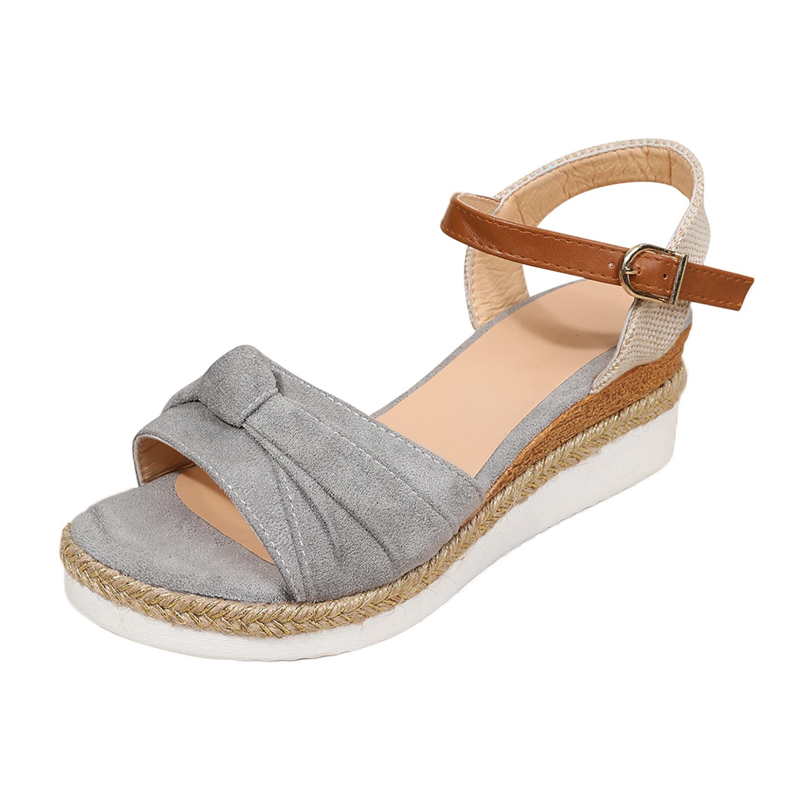 Women's Wedge Sandals - Comfortable Peep Toe Casual Summer Shoes with Classic Fit | Perfect for Beach, Vacation & Everyday Wear
