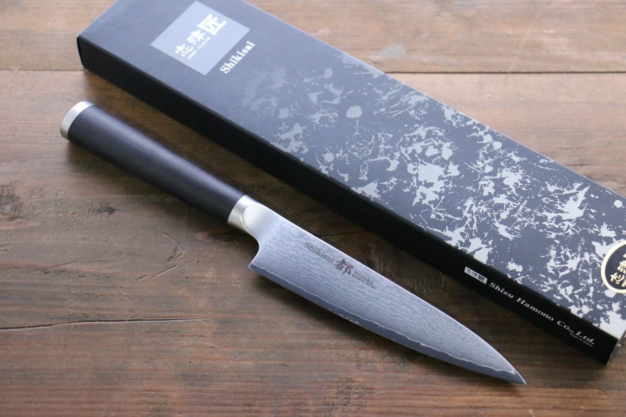 Premium Miyako AUS8 33-Layer Damascus Petty Utility Knife 5.1