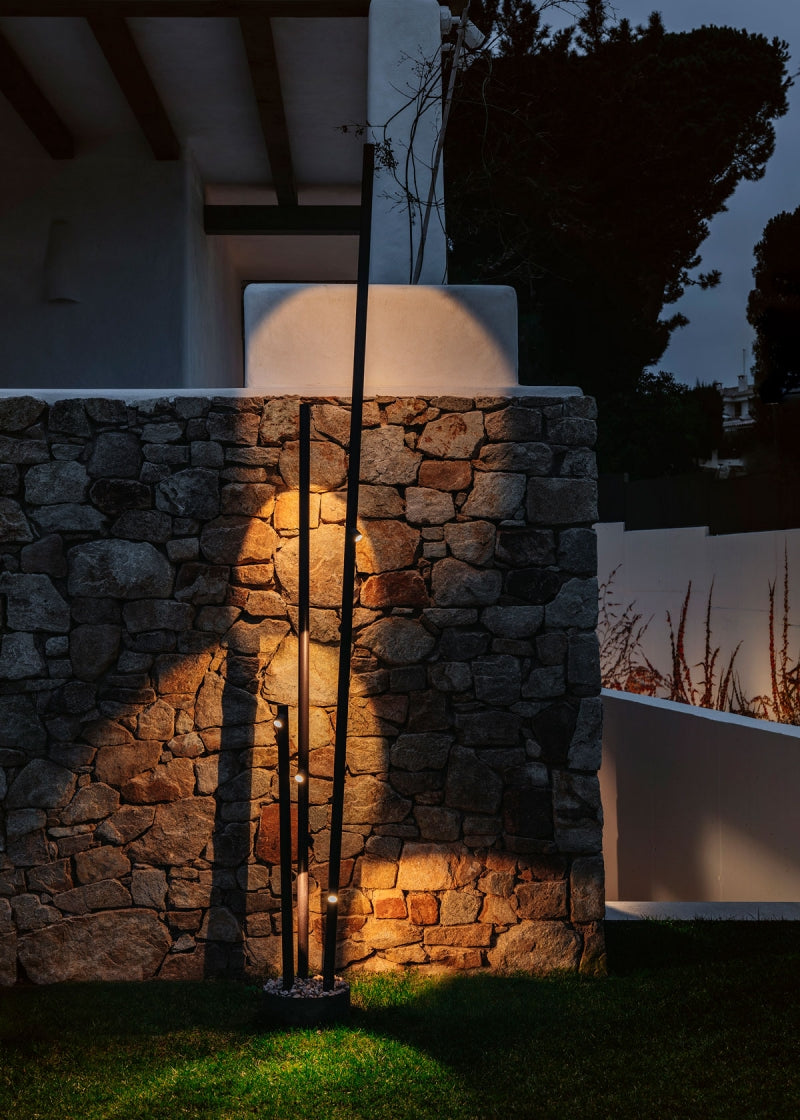 Bamboo Outdoor Solar Lamp - Waterproof Garden Light for Patio, Yard, Pathway - Eco-Friendly LED Lighting for Outdoor Decor & Landscape