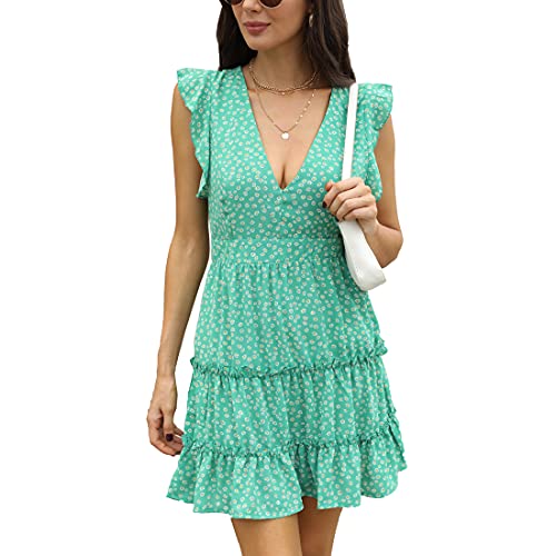 1697 Green Floral