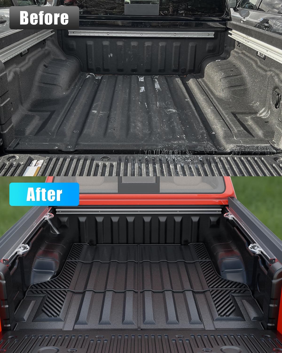 2022-2025 Nissan Frontier 5Ft Truck Bed Mat - Heavy Duty All Weather Bed Liner Accessories | Durable Non-Slip Protection for Cargo, Tools & Equipment | Perfect for Work, Camping & Off-Road Adventures