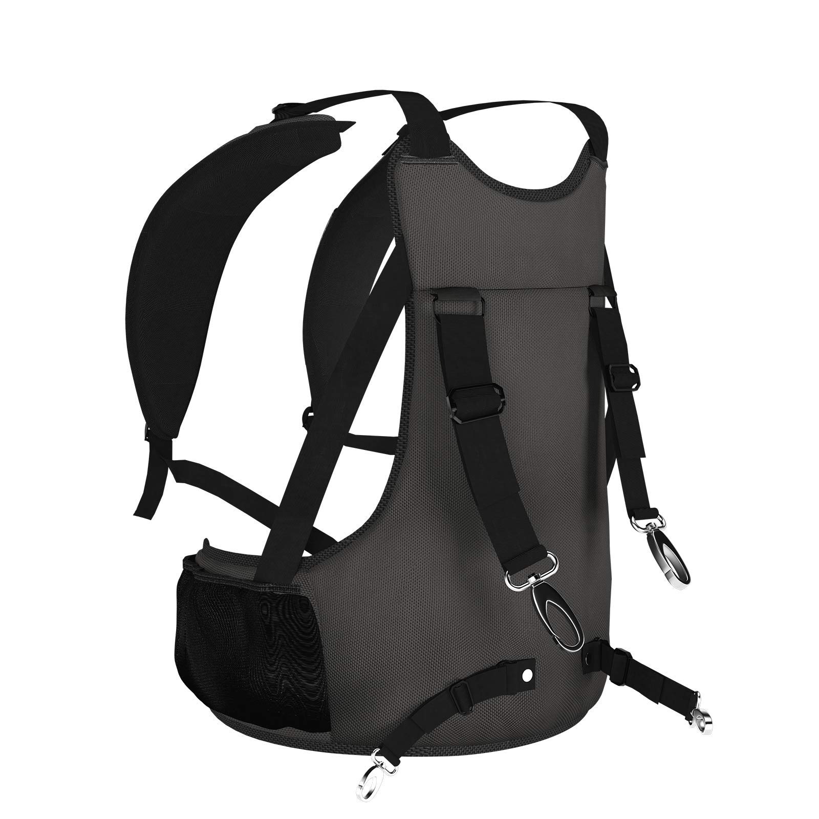 Durable Dog Harness Bag - Adjustable Pet Walking Vest with Pockets for Hiking, Running & Outdoor Adventures