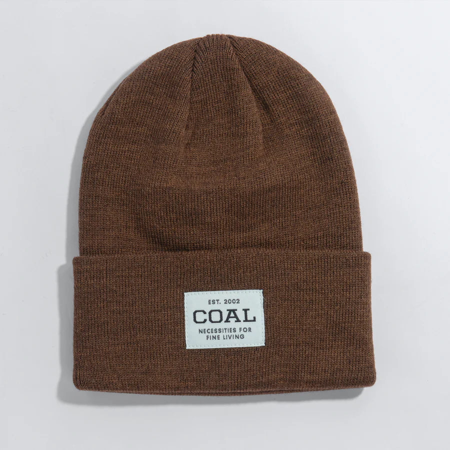 Coal 2025 Uniform Beanie - Soft Winter Knit Hat for Men & Women in Brown - Perfect for Outdoor Activities, Skiing, and Cold Weather Fashion