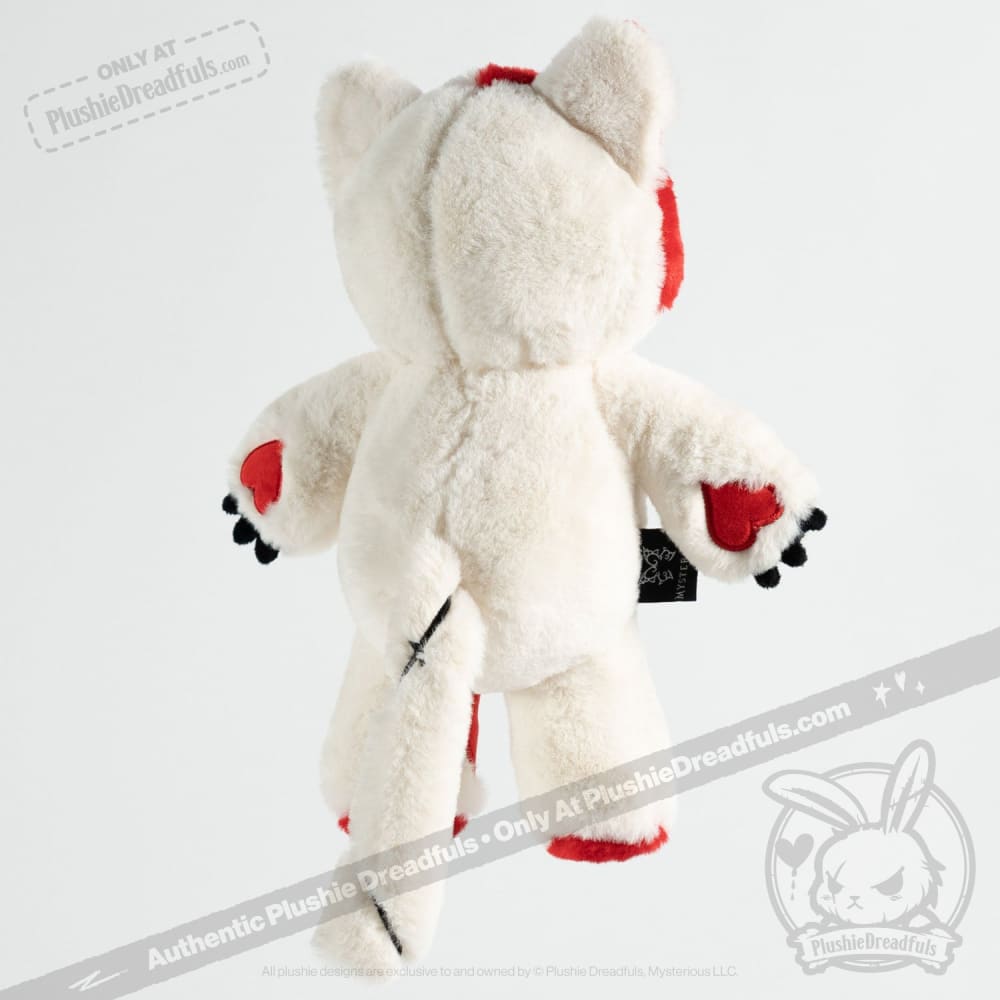 Plushie Dreadfuls Love Kitten Stuffed Animal - Soft Cute Plush Toy for Kids, Cat Lovers & Gift Giving | Perfect for Cuddling, Bedroom Decor & Stress Relief