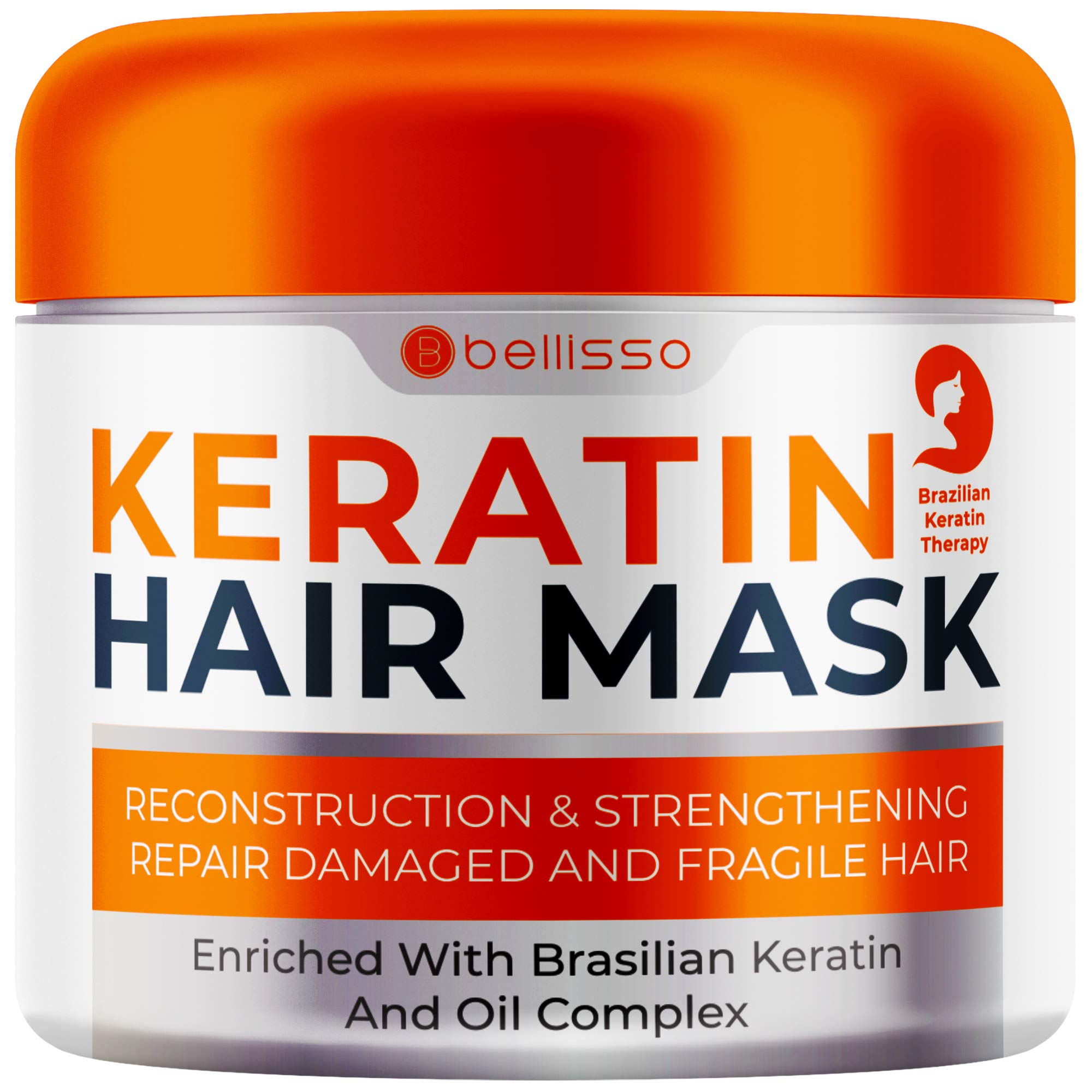 BELLISSO Clarifying Shampoo & Keratin Hair Mask for Women & Men - Deep Cleansing & Repair for Color-Treated, Oily or Damaged Hair - Salon Quality Hair Care at Home