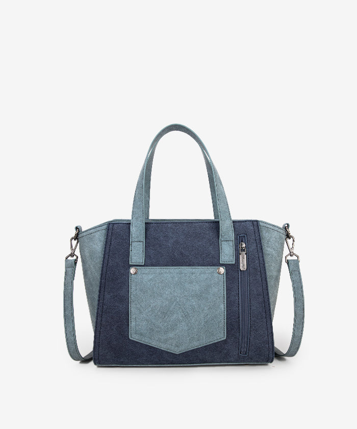 Wrangler Color Block Western Tote Bag for Women - Stylish Cowgirl Purse with Multiple Pockets | Perfect for Rodeo, Travel & Everyday Use