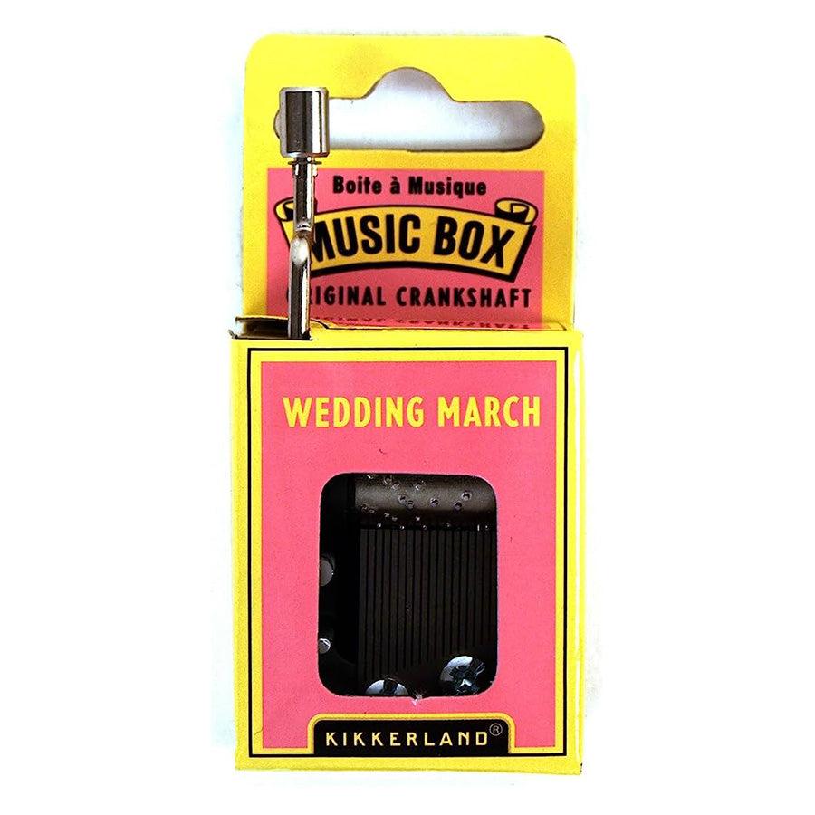 KIKKERLAND Musical Wedding March Wind-Up Music Box - Perfect for Wedding Ceremonies, Anniversaries & Romantic Gift Giving