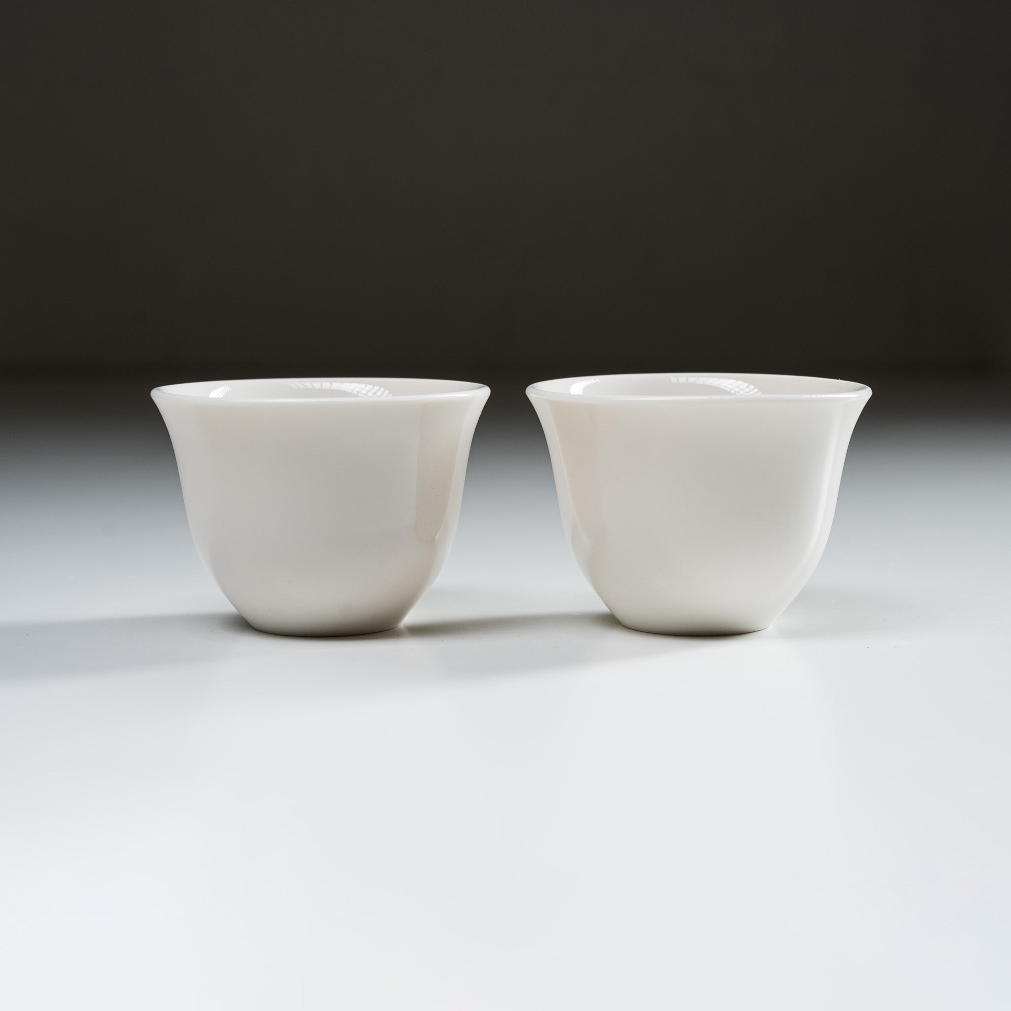 Japanese Rabbit Pair Sake Cup Set - Handmade Ceramic Drinking Cups for Sake, Tea or Coffee - Perfect for Romantic Dates, Japanese Tea Ceremonies & Gift Giving