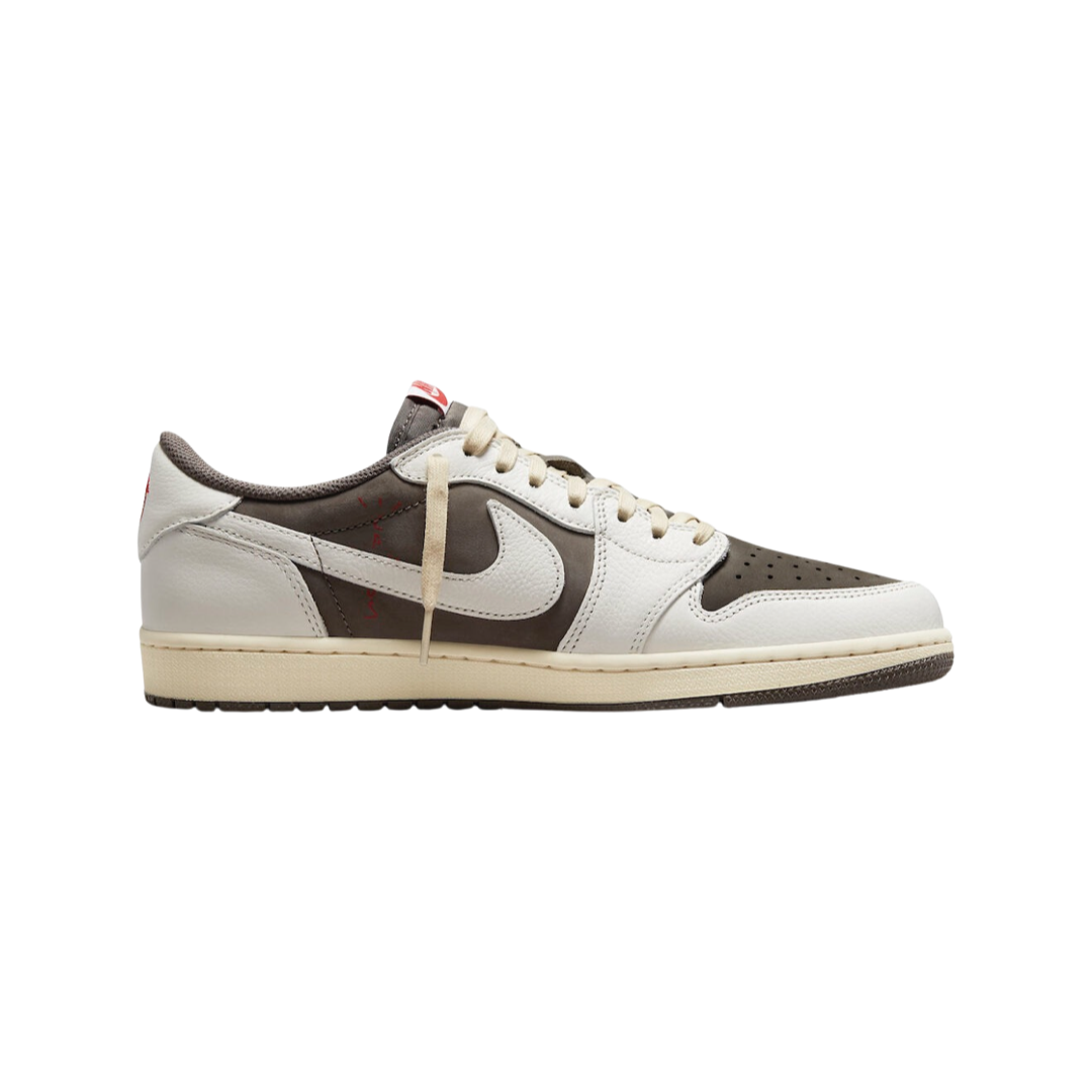Air Jordan 1 x Travis Scott Retro Low OG SP Reverse Mocha Sneakers - Limited Edition Collaboration Shoes for Men - Perfect for Streetwear, Sneaker Collecting & Casual Fashion