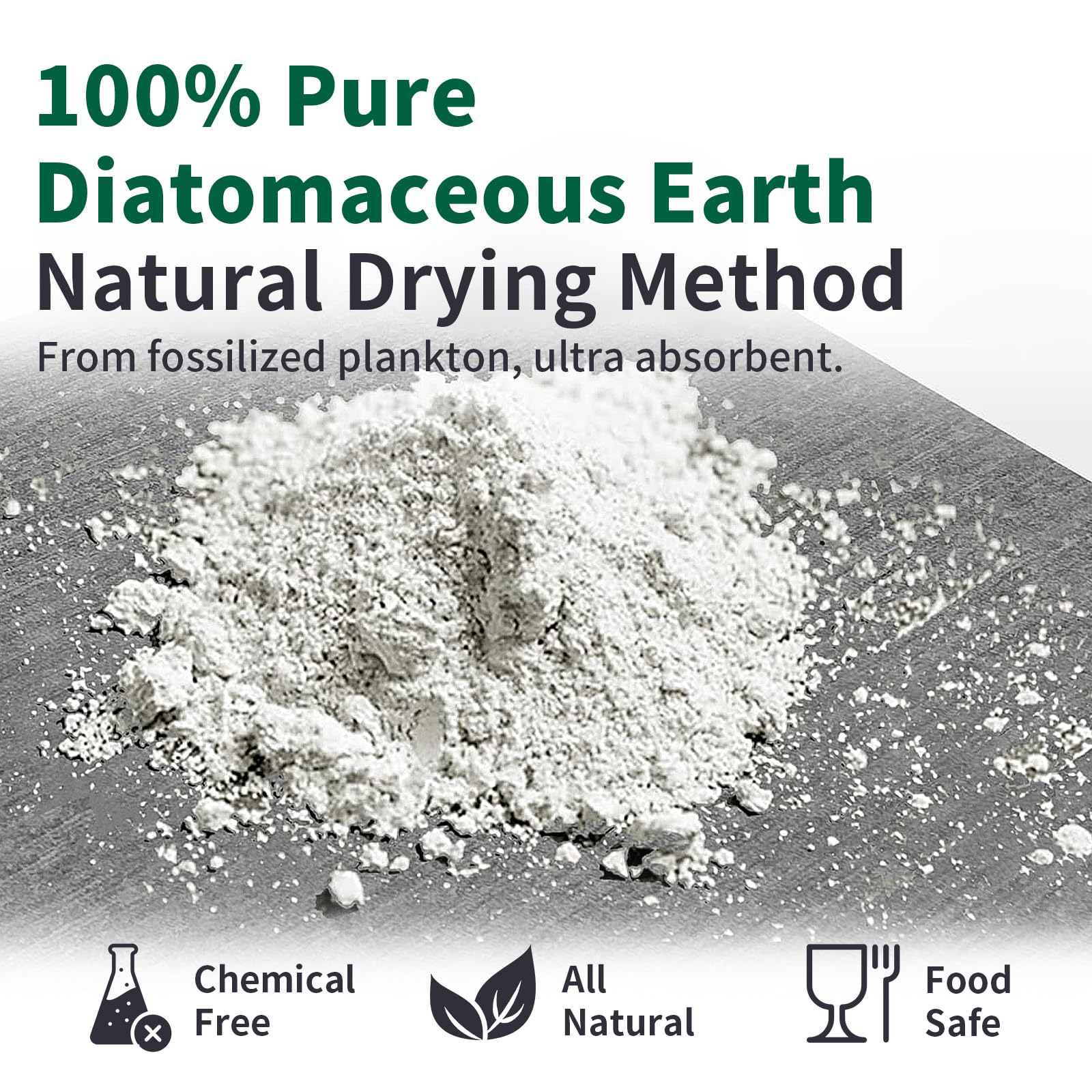 Premium Extra Large Diatomaceous Earth Bath Mat - 31.5