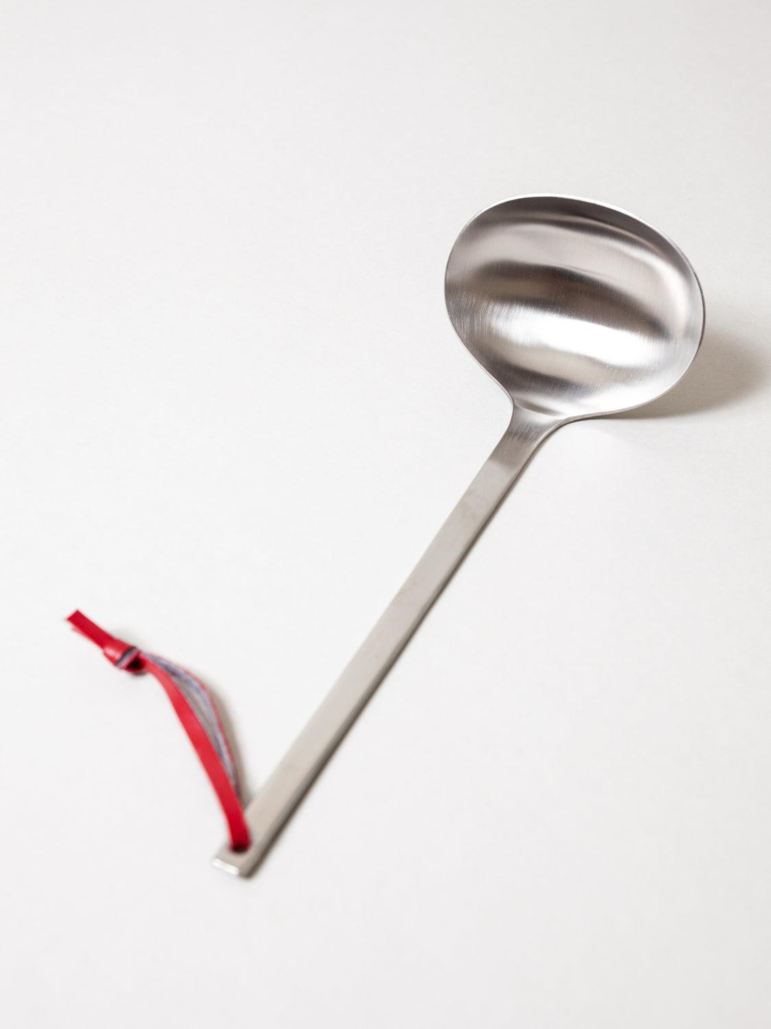 Kobo Aizawa Stainless Steel Soup Ladle - Durable Kitchen Utensil for Serving Soups, Stews, and Sauces - Perfect for Home Cooking, Restaurants, and Catering Events