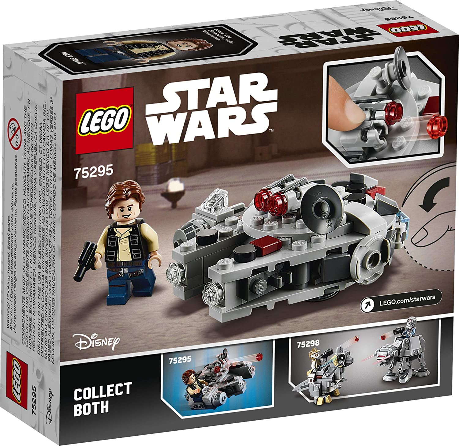 LEGO Star Wars Millennium Falcon Microfighter Building Kit 75295 - Perfect for Kids & Collectors, Great for Play & Display