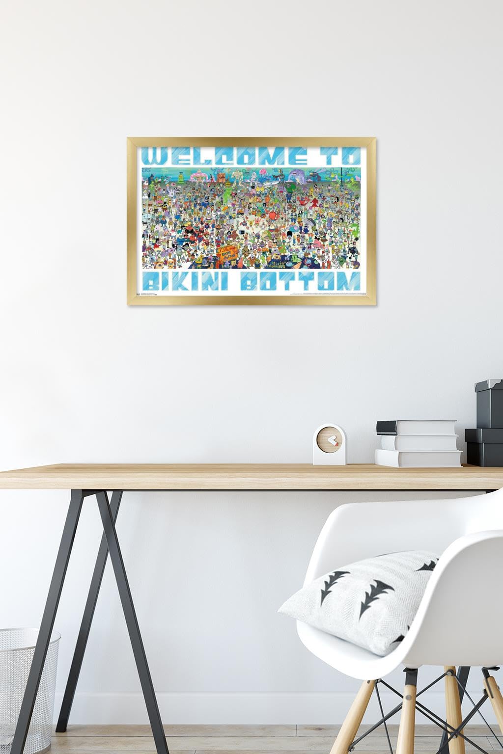 Trends International Nickelodeon SpongeBob SquarePants - Every Character Ever 19 Wall Poster, 14.725