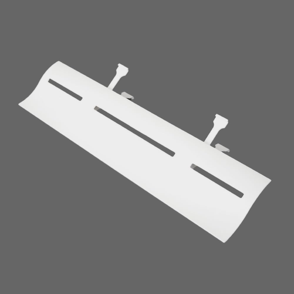 2-Pack Original Air Wing Slit AC Deflector for Linear Diffusers - White, 2 Wings - Perfect for Office & Home Cooling Efficiency