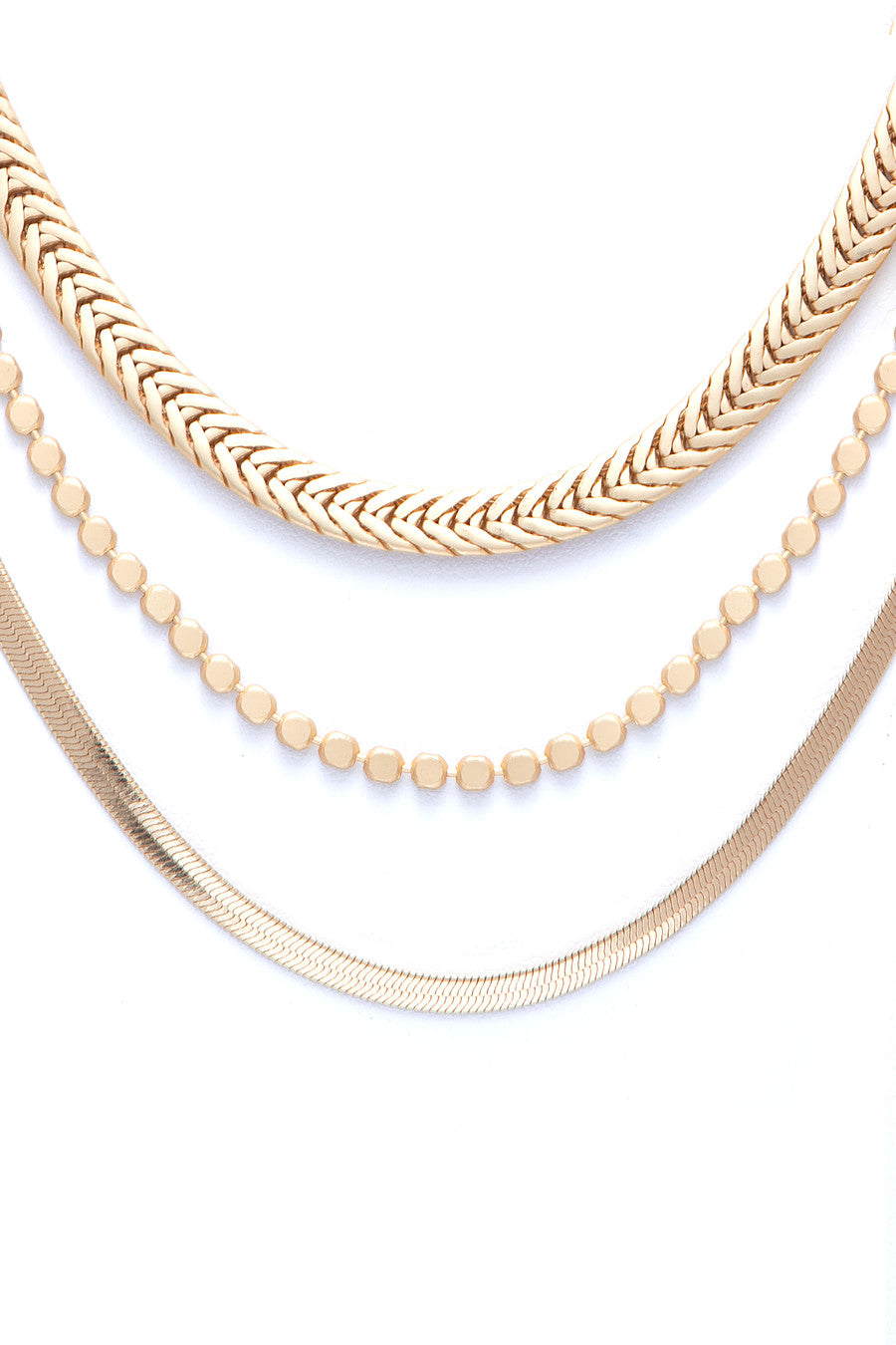 Multi Layer Gold Chain Necklace for Women - Elegant Layered Gold Plated Necklace Jewelry Gift for Birthday, Anniversary & Party | Perfect for Daily Wear, Date Night & Special Occasions
