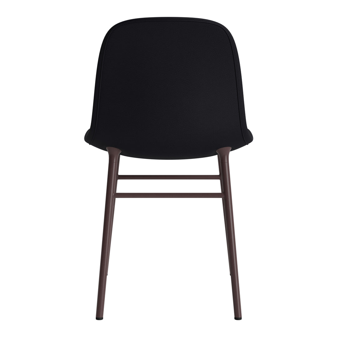 Modern Form Chair with Sturdy Metal Legs & Comfortable Upholstery - Perfect for Home Office, Living Room, or Dining Room Decor