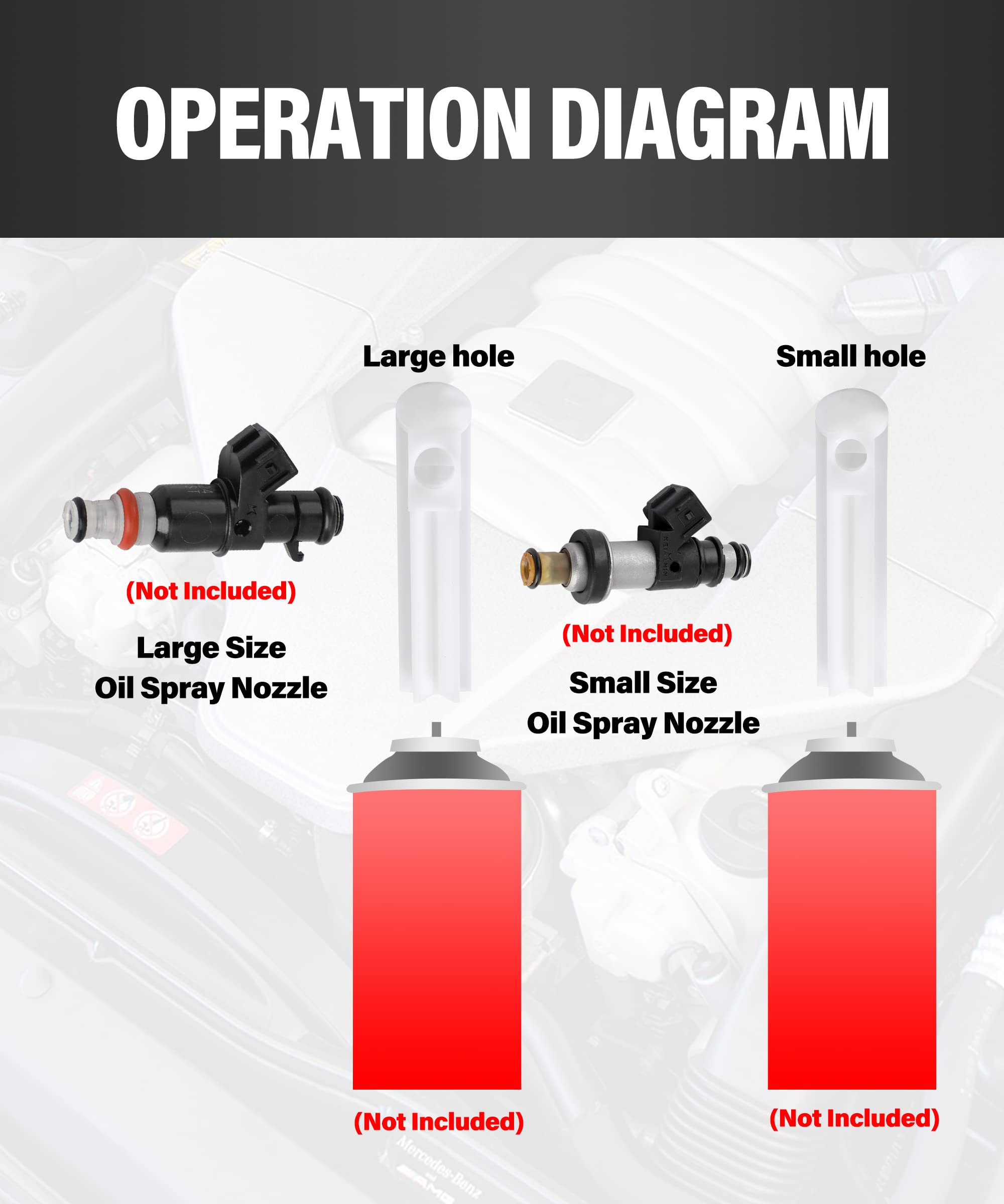 ESEWALAS Universal Auto Fuel Injector Flush Cleaner Adapter Kit - Professional Gasoline Nozzle Cleaning Tester Tool for Car Maintenance & Engine Performance - Perfect for DIY Mechanics, Auto Shops & Fuel System Cleaning