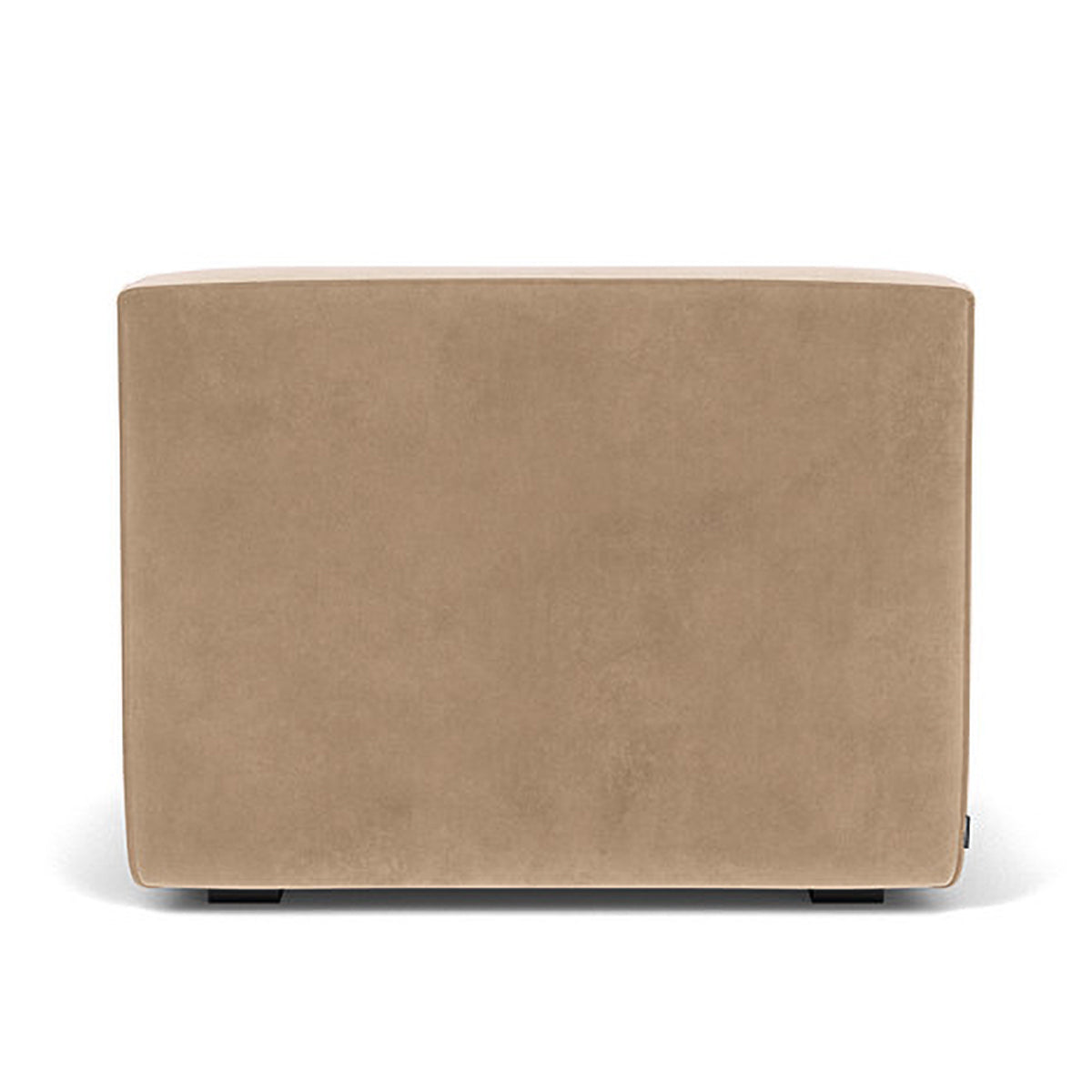 Luxury Dane Velvet Modular Armless 1-Seater Sofa - Modern Single Seater Chair for Living Room, Bedroom & Office - Soft Velvet Fabric, Space-Saving Design