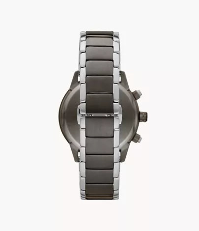 Emporio Armani AR11391 Men's Chronograph Watch - Two-Tone Stainless Steel Bracelet, Water Resistant, Luxury Dress Watch for Business, Formal Events & Gifts