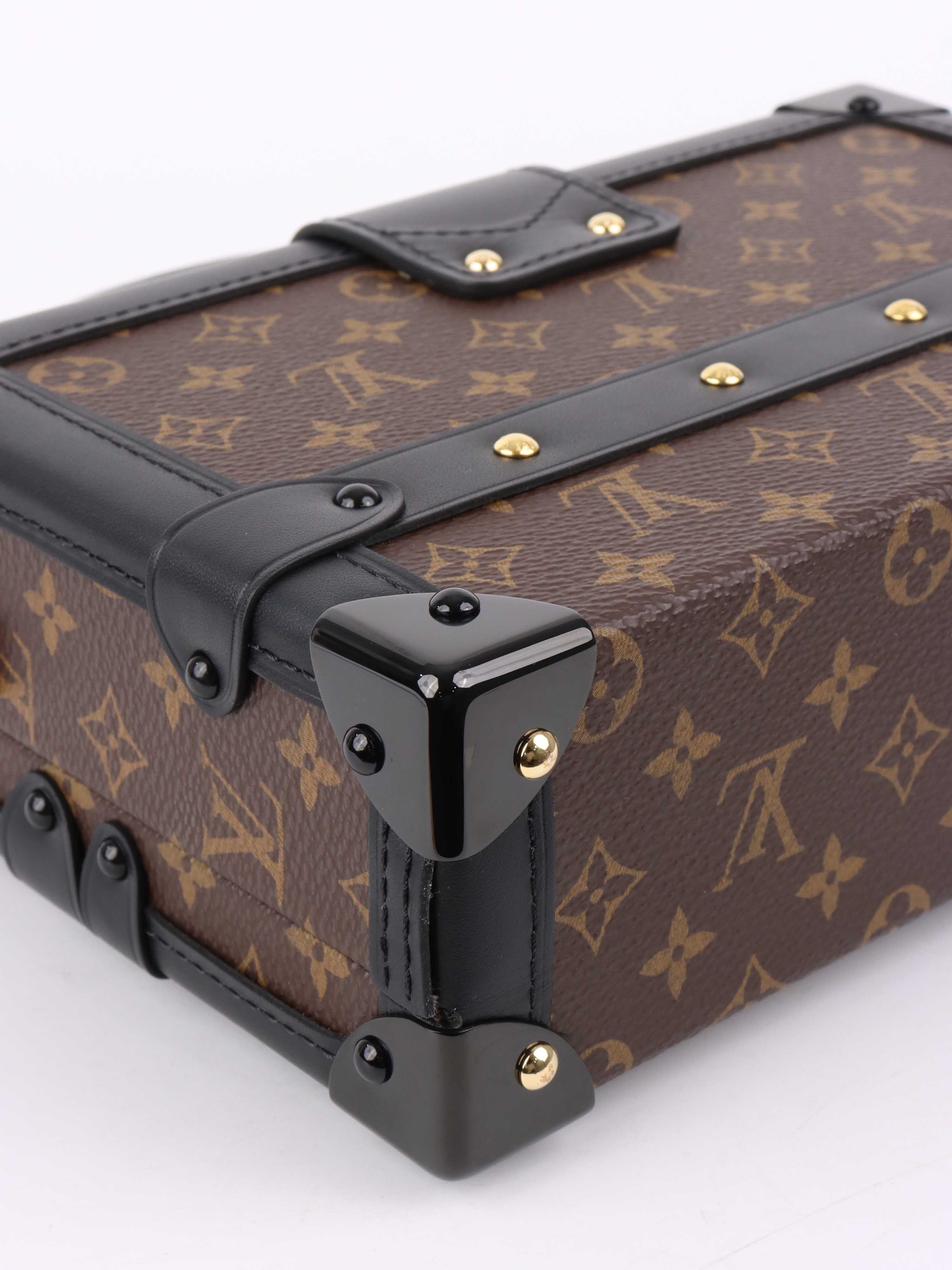 Louis Vuitton Petite Malle Crossbody Bag - Luxury Leather Handbag for Women | Perfect for Parties, Date Nights & Special Occasions