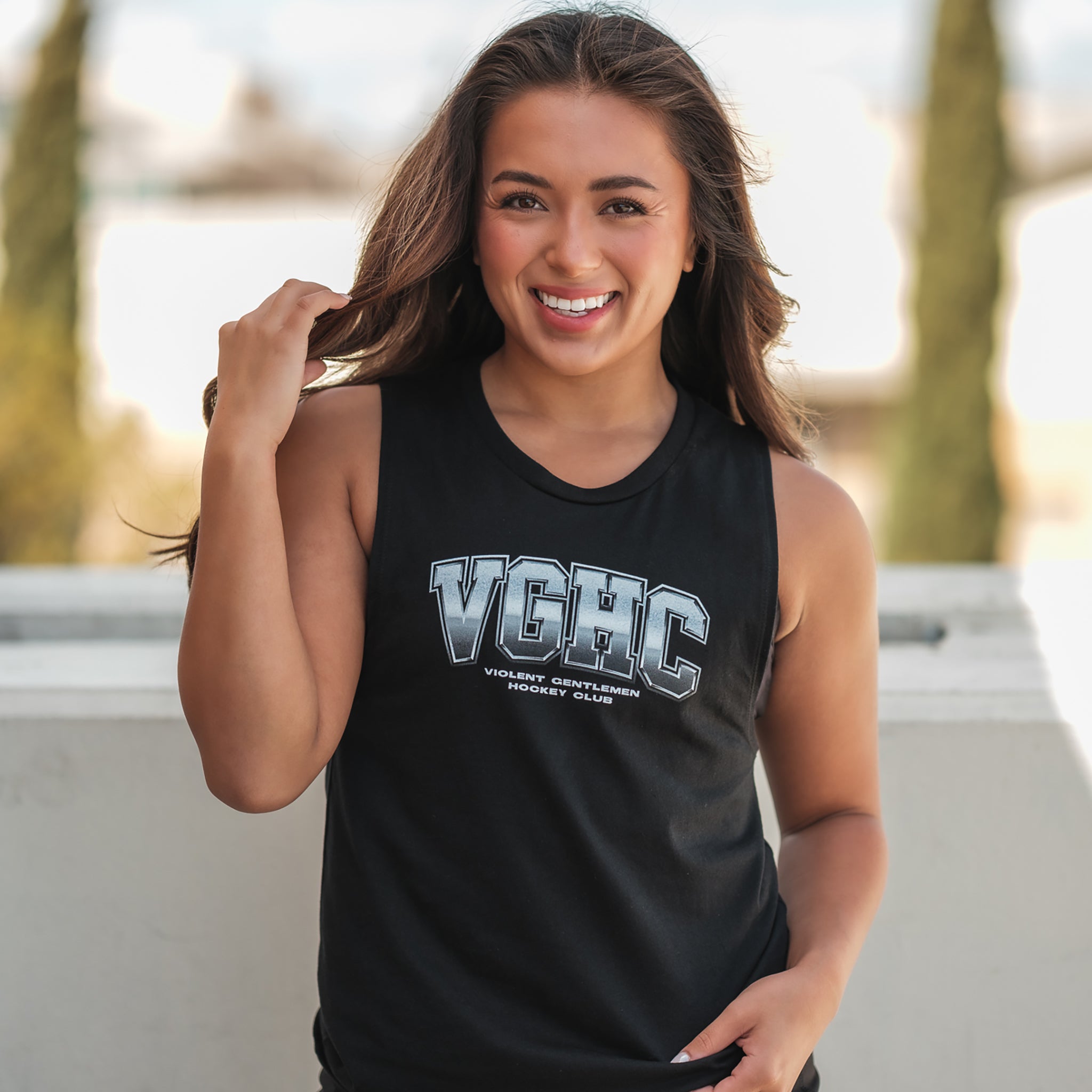 Women's Sleeveless Blades T-Shirt - Soft Comfort Fit Workout Top for Yoga, Running & Summer Casual Wear