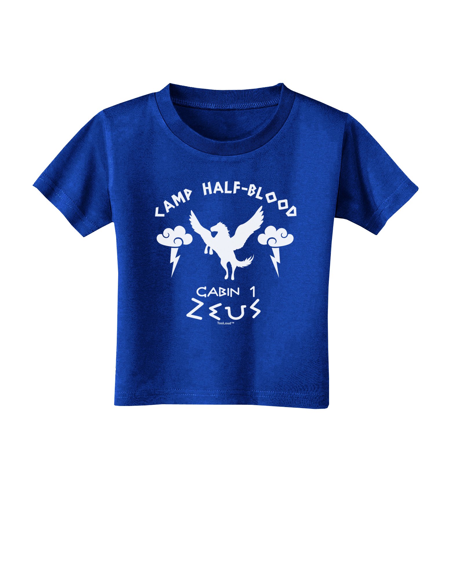 Zeus Toddler T-Shirt - Camp Half Blood Cabin 1 for Kids Play