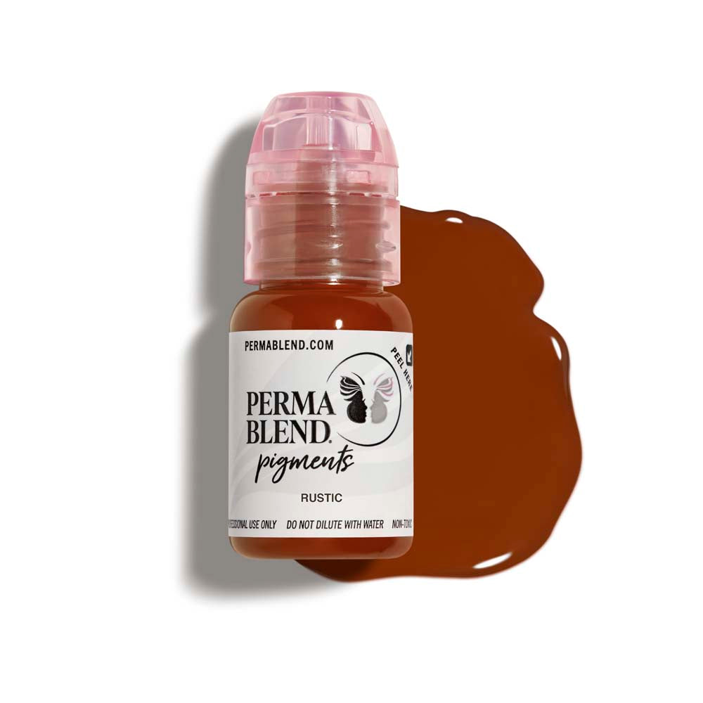 Perma Blend Rustic Pigment - Professional Tattoo Ink for Realistic & Vibrant Tattoos - Perfect for Tattoo Artists & Body Art Enthusiasts - Use for Permanent Makeup, Cosmetic Tattooing & Artistic Designs