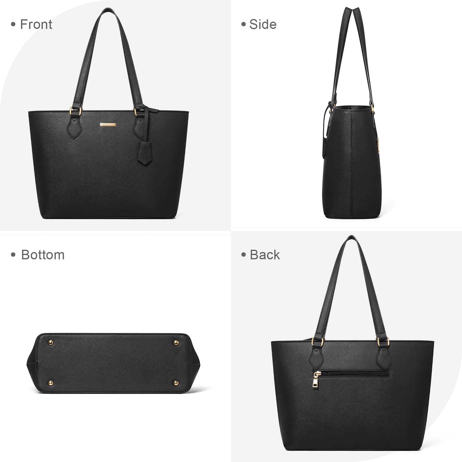 4PCS Women's Fashion Handbags Set - Tote, Shoulder, Crossbody & Wallet - Valentine's Day Gift for Women & Girls - Perfect for Work, Travel & Daily Use