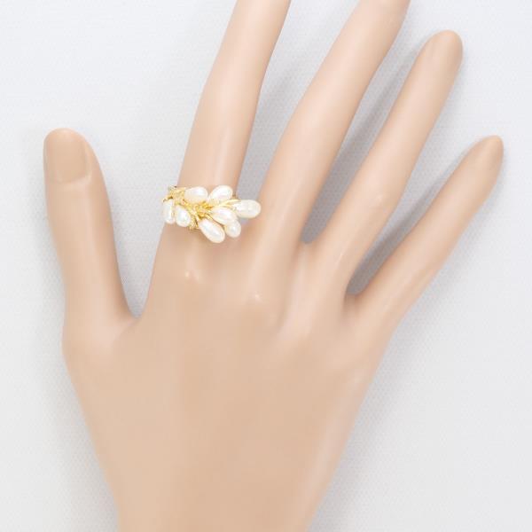 18K Yellow Gold Pearl Ring for Women - Elegant & Timeless Jewelry Gift for Wedding, Anniversary & Special Occasions