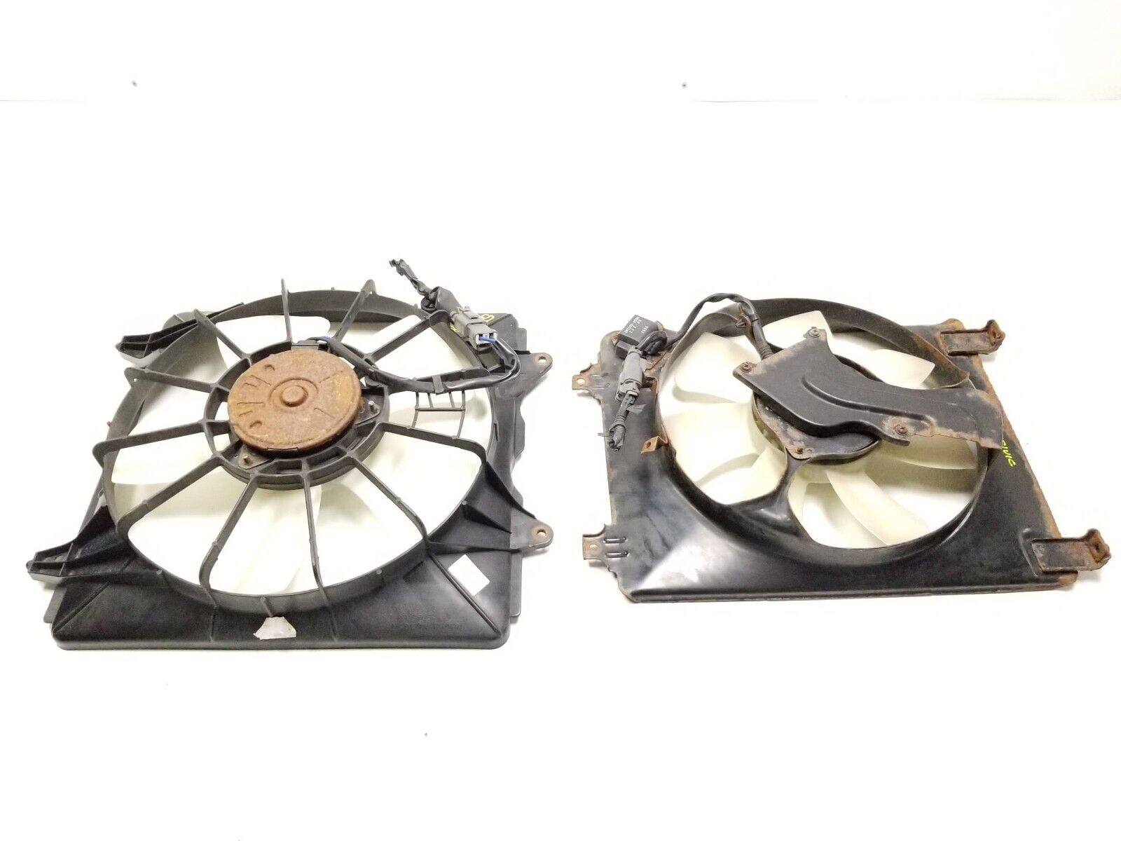 2006-2011 Honda Civic Radiator Cooling Fan Pair - OEM Replacement Parts for Engine Cooling System - Perfect for Hot Weather Driving & Traffic Jams