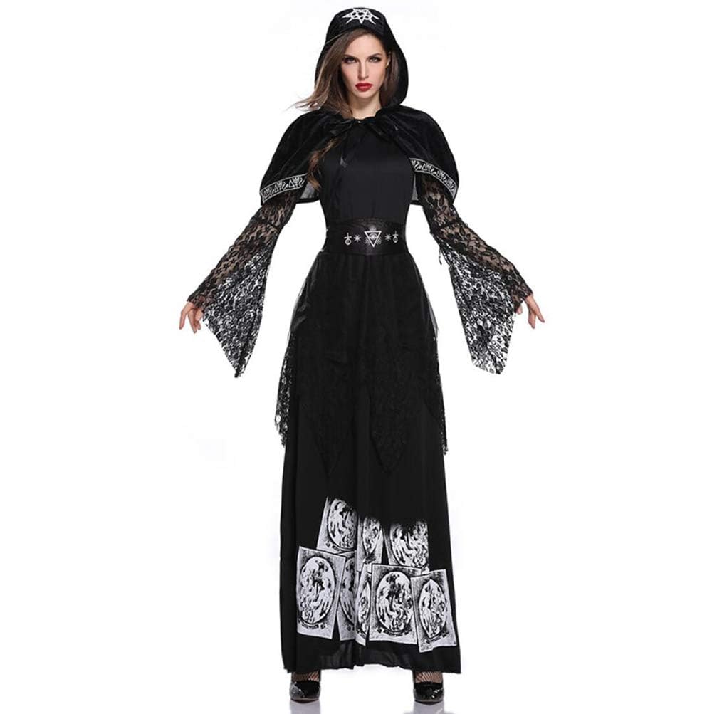 Quenny Halloween Ghost Bride Witch Costume for Spooky Parties