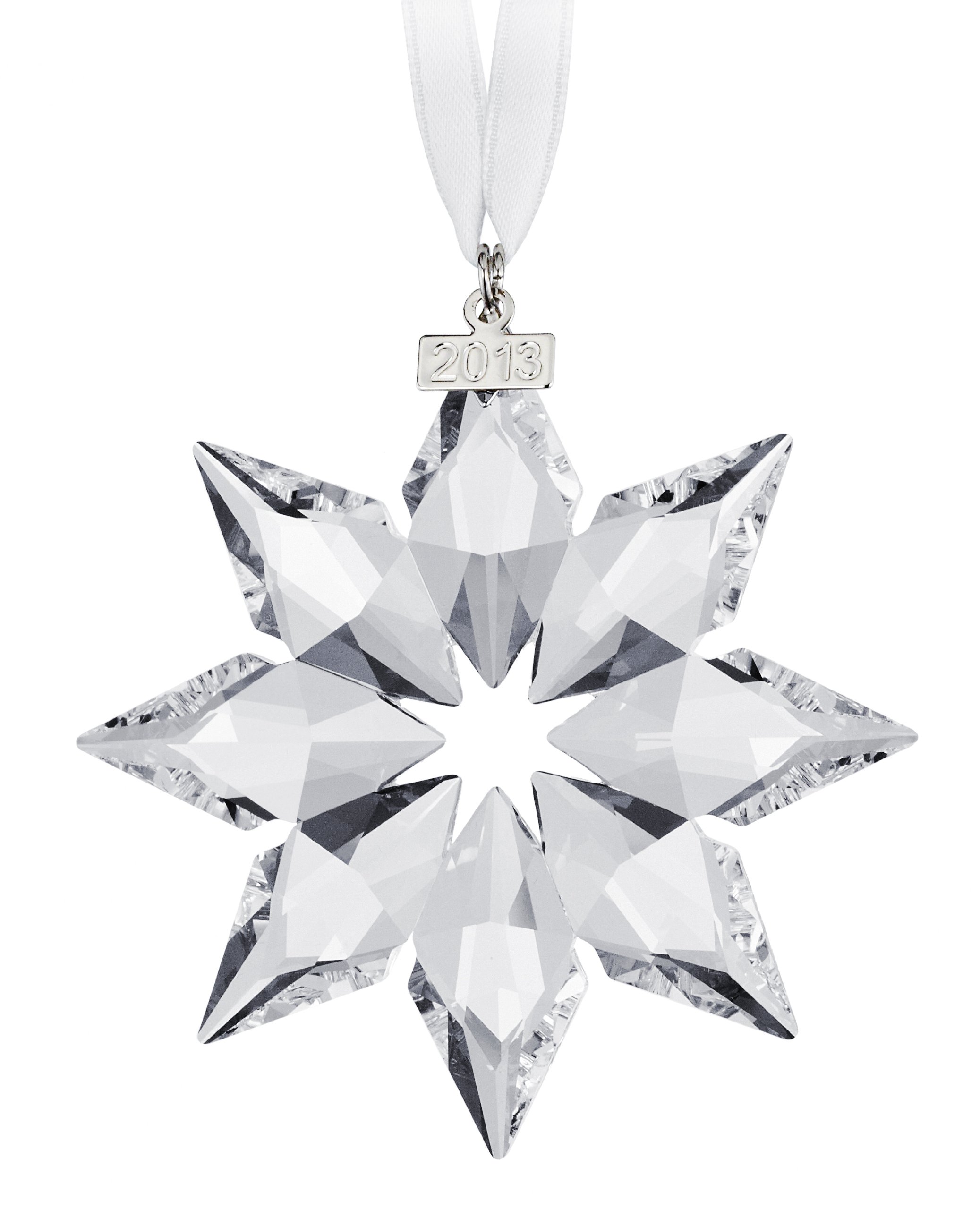 Swarovski 5004489 2013 Annual Edition Clear Crystal Star Ornament - Elegant Wedding Decoration, Christmas Tree Topper, Holiday Home Decor & Gift Idea