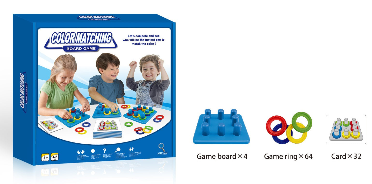 Color Matching Game for Kids - Fun Pattern Recognition Learning Toy for Toddlers & Preschoolers | Perfect for Home, Classroom & Travel Activities