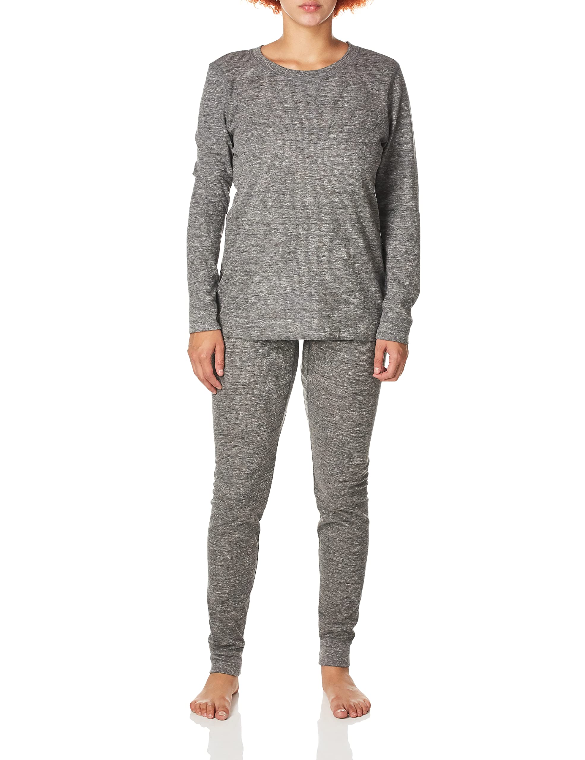 Fruit of the Loom Women's Micro Waffle Premium Thermal Underwear Set - Cozy Winter Layering for Home & Outdoor Activities