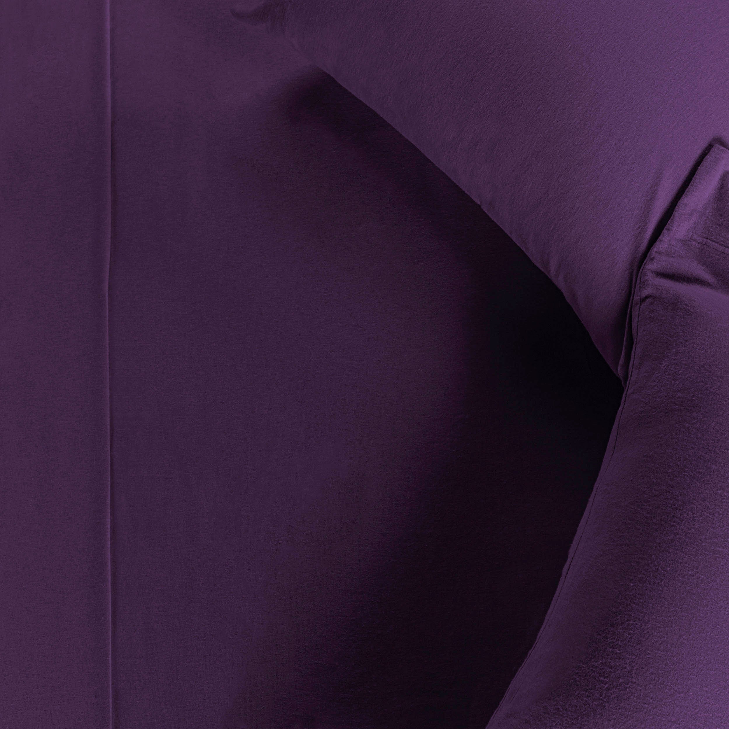 Premium Flannel Cotton Bed Sheet Set - Deep Pocket, Modern Solid Design - Perfect for Cozy Winter Nights & Home Decor