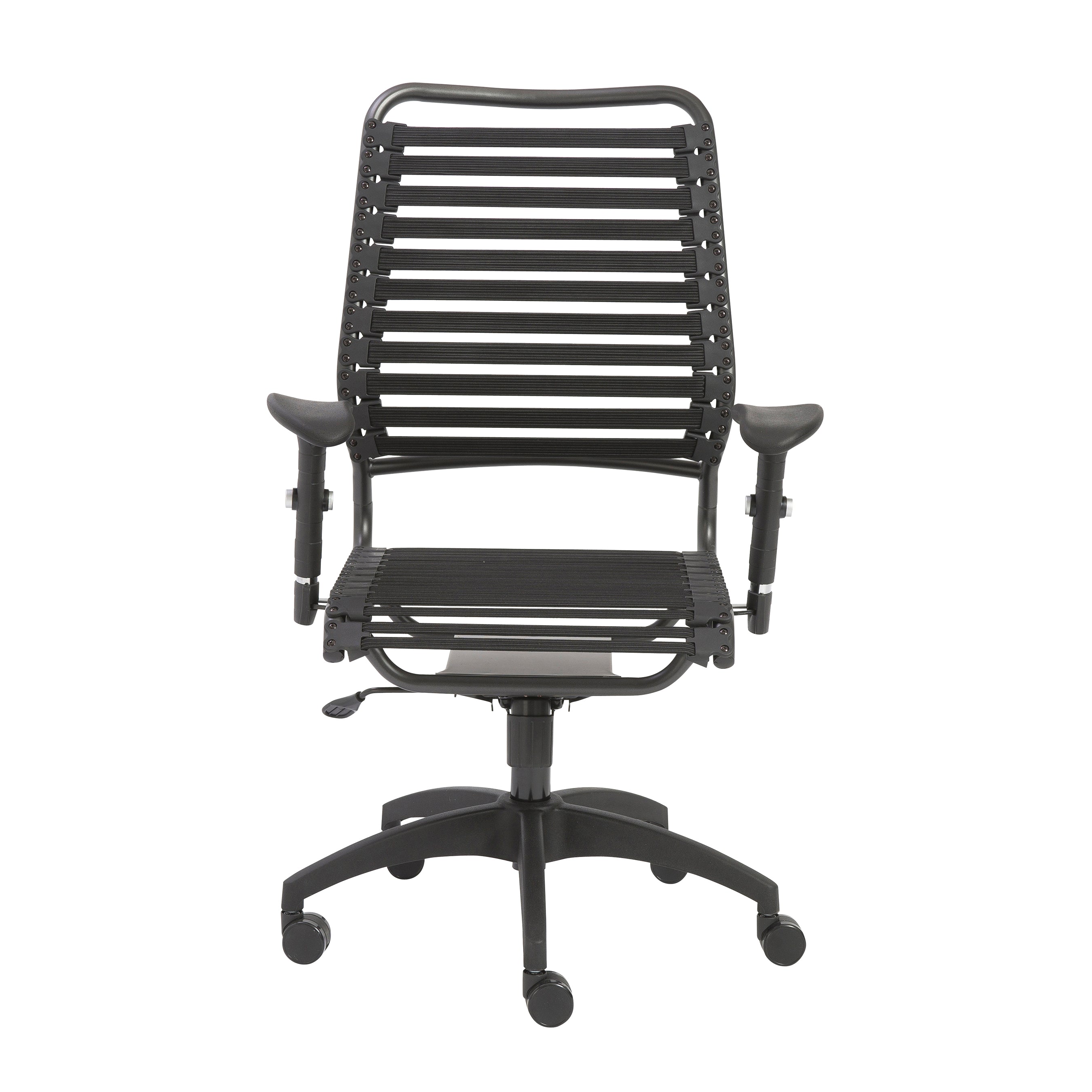 Ergonomic High Back Office Chair - Black Mesh with Graphite Frame & Swivel Base for Home Office, Gaming & Workspace Comfort
