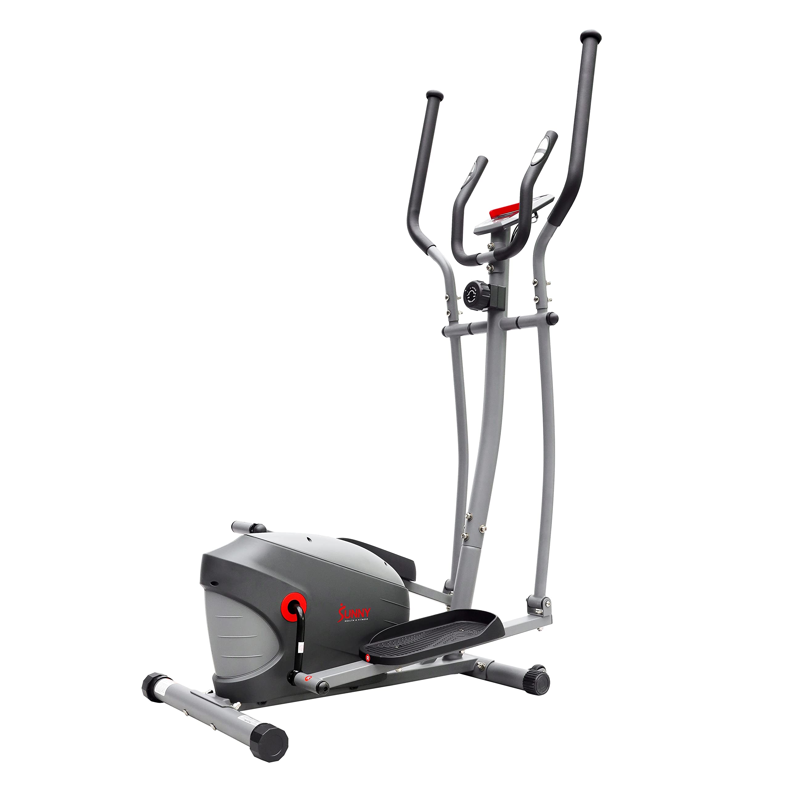 Sunny Health & Fitness Smart 2-in-1 Upright Elliptical Trainer - Full Body Workout Machine for Home Cardio Exercise with Arm & Leg Cross Training | Bluetooth Connectivity & Magnetic Resistance | Compatible with SunnyFit App | Perfect for Home Gym, Small Spaces & Low-Impact Workouts