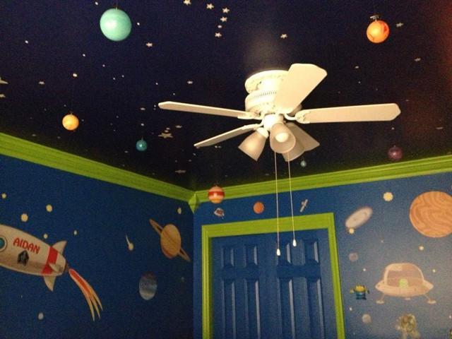 Planet Mural Wall Sticker - Large Space Themed Decal for Kids Room, Nursery, or Classroom Decor | Perfect for DIY Home Decor & Creative Spaces