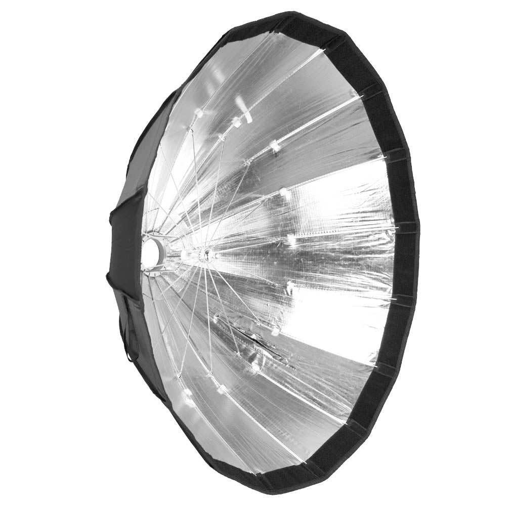Godox AD S85S 85cm 16-Sided Parabolic Softbox with Silver Interior - Portable Photography Lighting Modifier for Studio & Outdoor Shoots