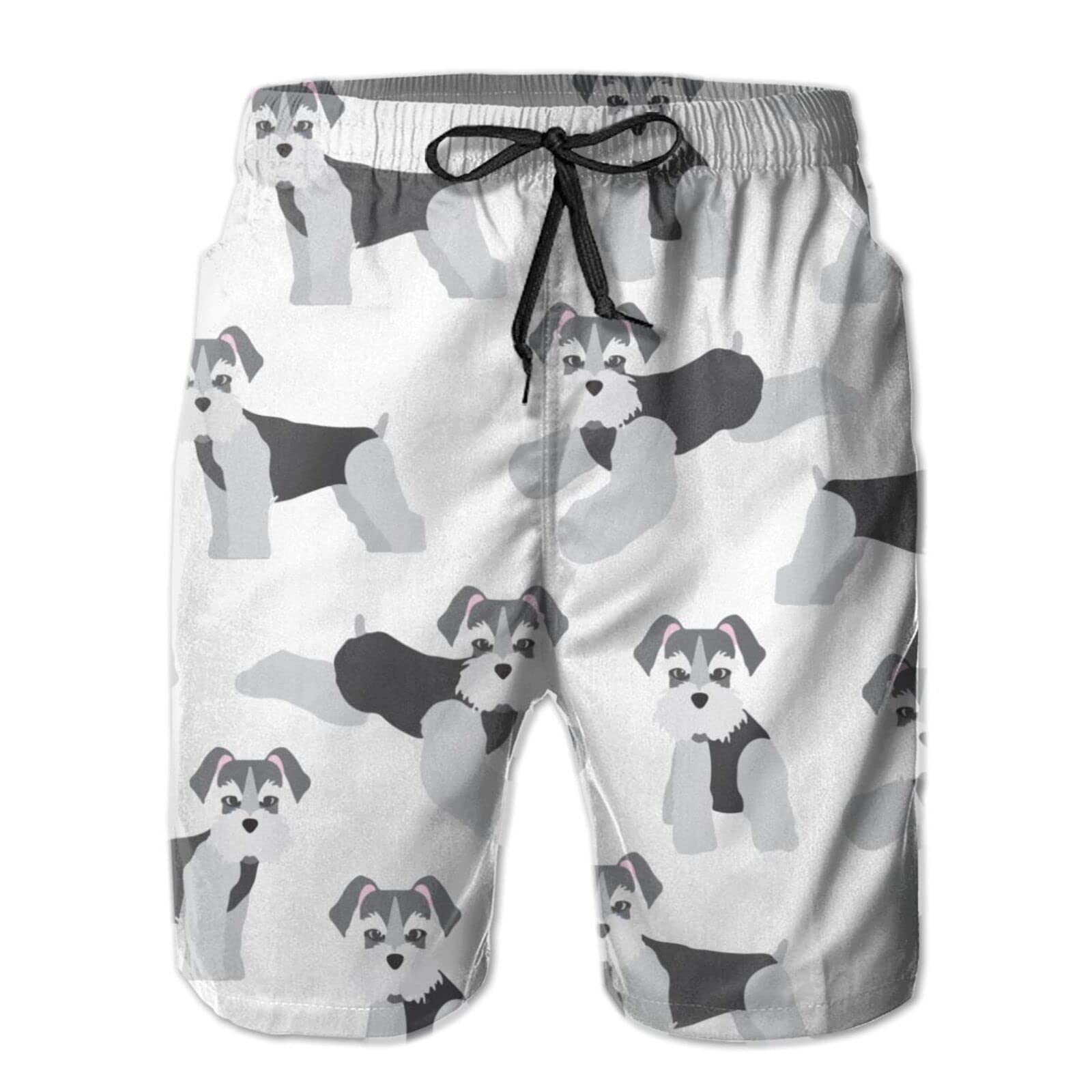 NIOCEZT Men's Quick Dry Swim Trunks - Drawstring Beach Shorts for Surfing, Swimming & Gym Workouts - Lightweight & Comfortable for Summer Outdoor Activities