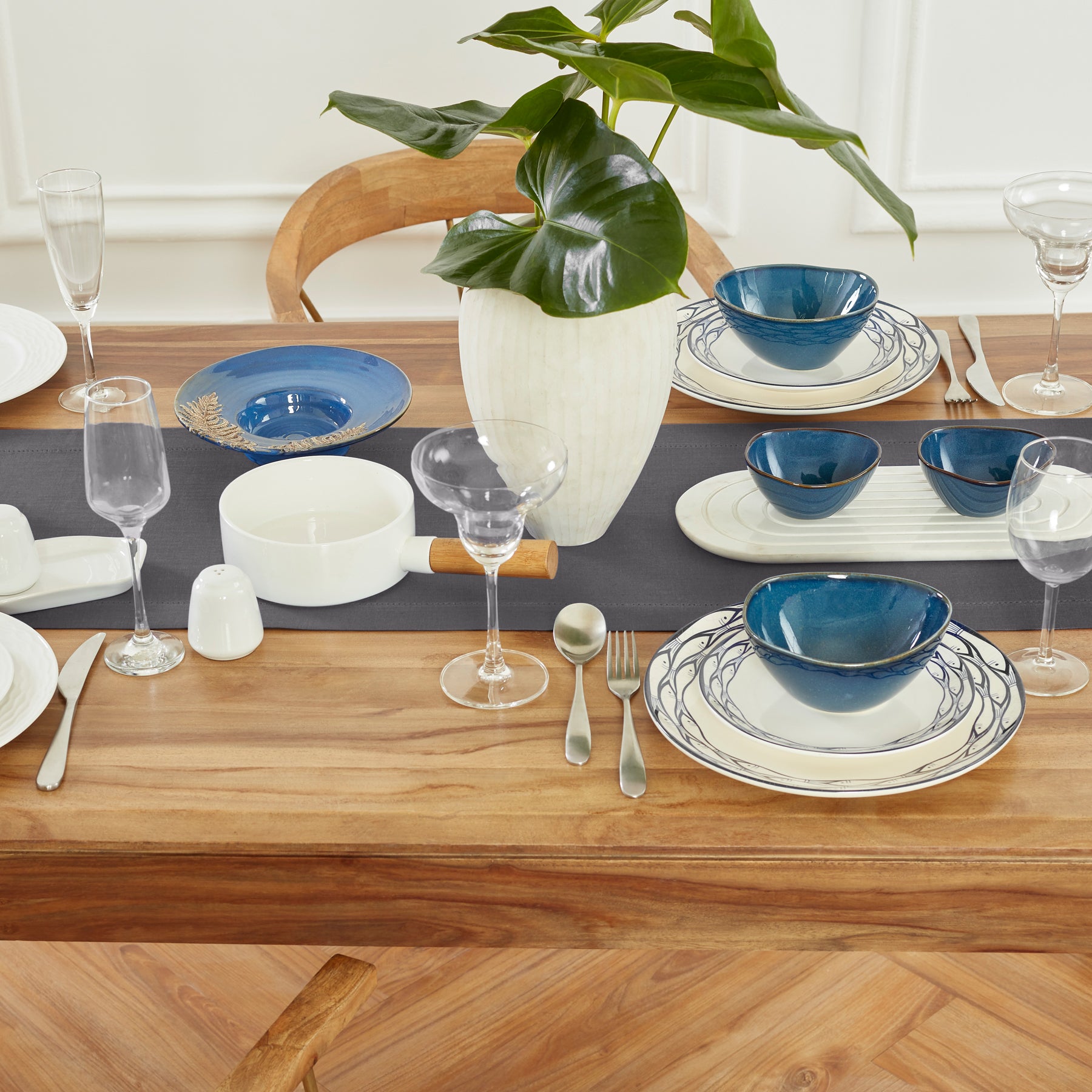 Elegant Medium Weight Hemstitch Table Runner - Perfect for Dining Tables, Weddings, and Holiday Decorations