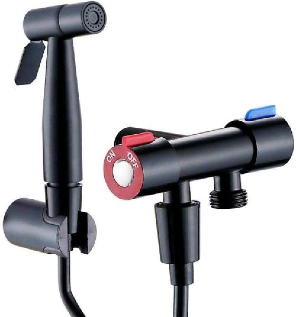 Portable Travel Bidet Sprayer with 304 Stainless Steel Nozzle - Handheld Faucet Connector for Toilet & Hygiene Use | Perfect for Camping, RV, and Home Bathroom