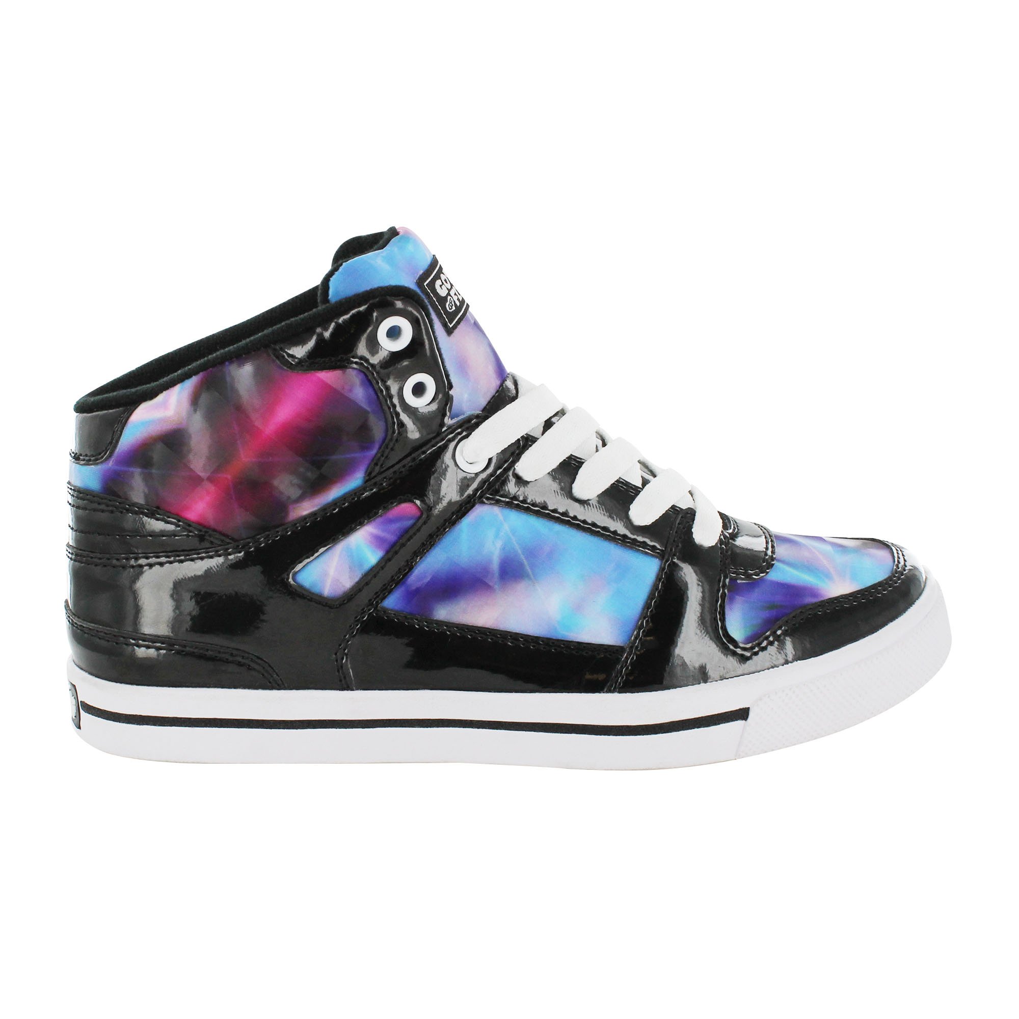 Girl's Hip Hop Dance Sneakers - Lightweight & Comfortable Blue/Black Jazz Shoes for Kids - Perfect for Dance Classes, Performances & Street Style