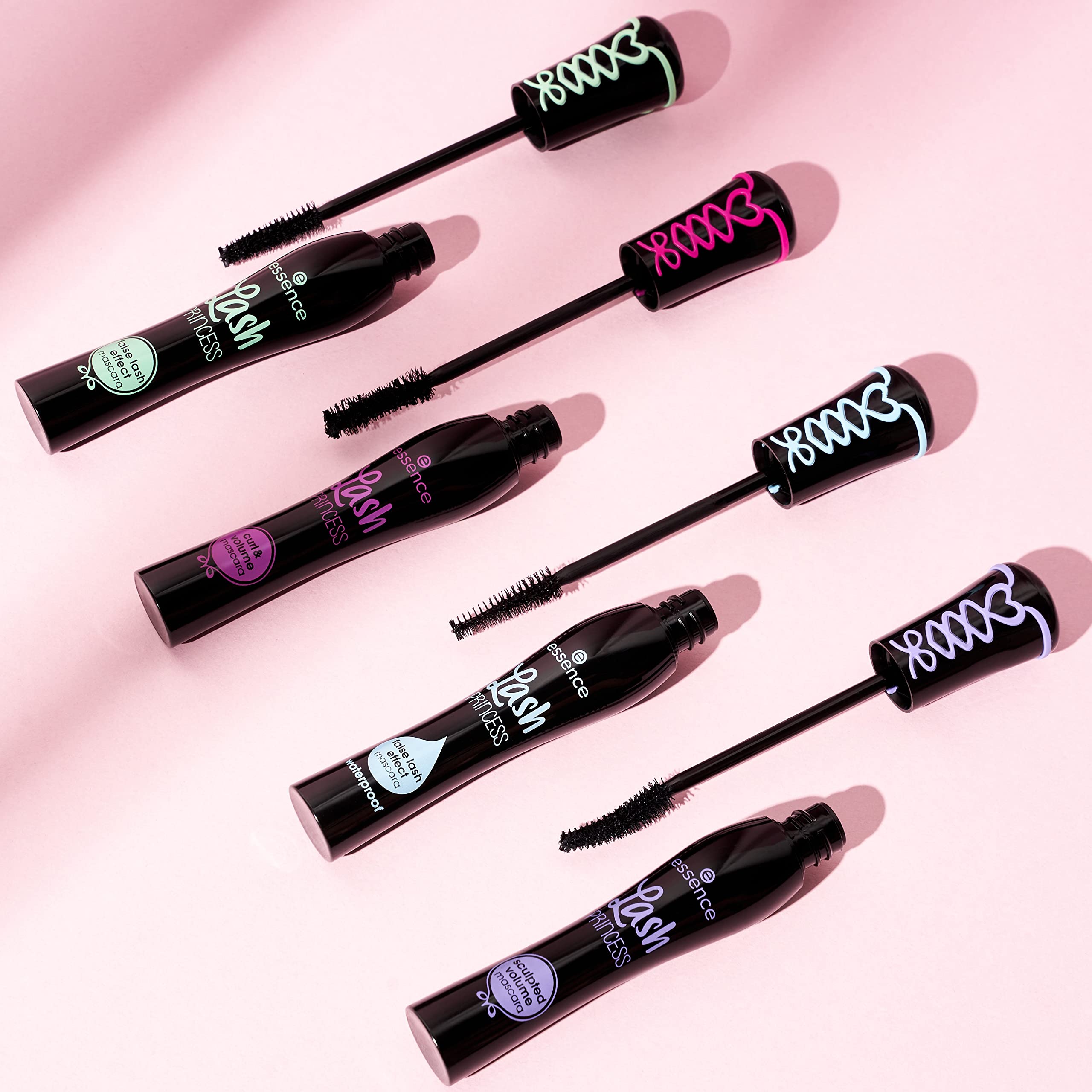 Lash Princess False Lash Effect Mascara & Waterproof Mascara Bundle - Volumizing, Lengthening & Curling Mascara Set for Dramatic Lashes - Perfect for Weddings, Parties & Everyday Glam