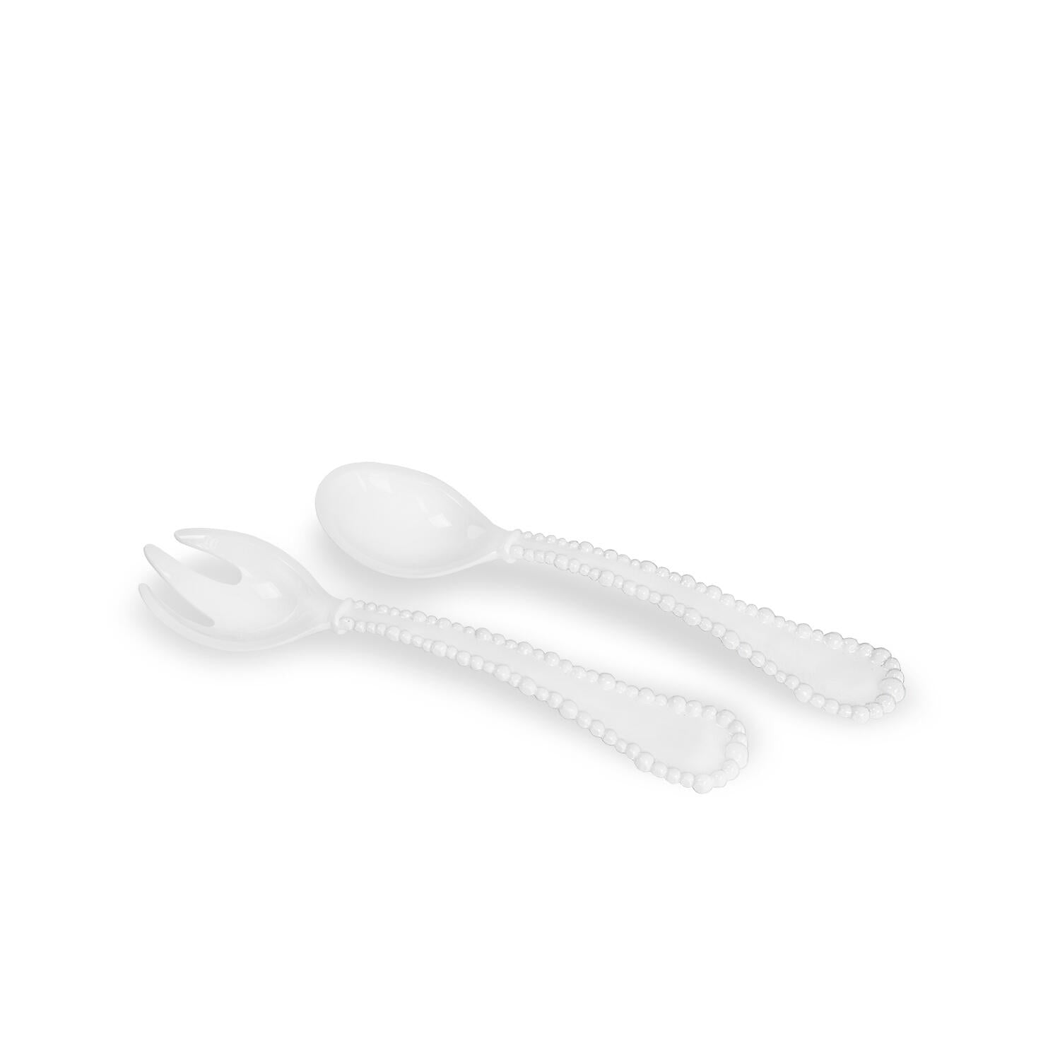 Beatriz Ball VIDA Alegria Salad Servers Set - Elegant Stainless Steel Serving Utensils for Salads, Pasta & Desserts - Perfect for Dinner Parties, BBQs & Entertaining