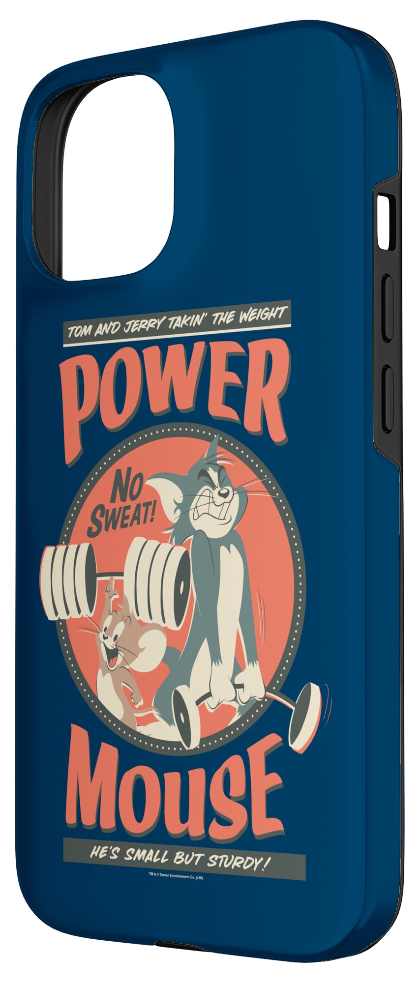 iPhone 15 Tom and Jerry Cartoon Power Mouse Case - Cute Protective Cover for iPhone 15 - Perfect for Fans, Gift Giving, and Everyday Use