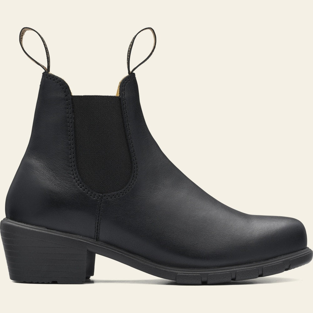 Blundstone Women's 1671 Chelsea Boots - Black Leather Ankle Boots with Heel for Casual Wear & Outdoor Activities
